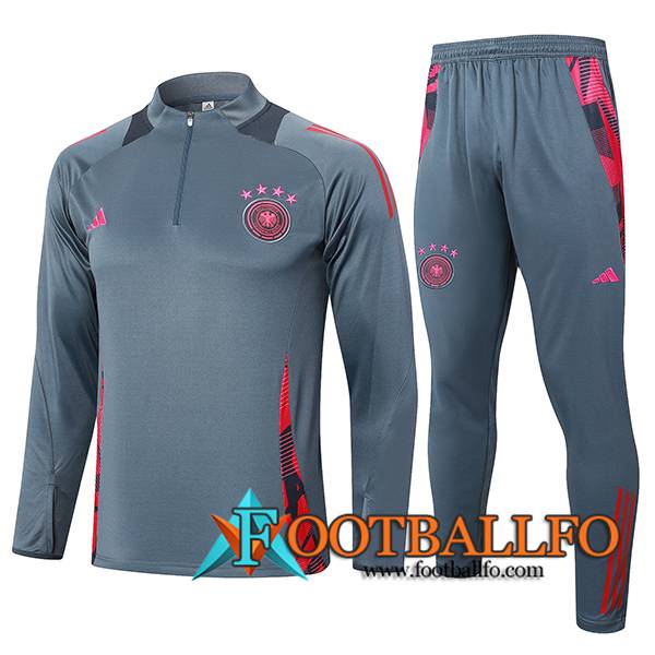 Chandal Equipos De Futbol Alemania Gris/Rosa 2024/2025 -02