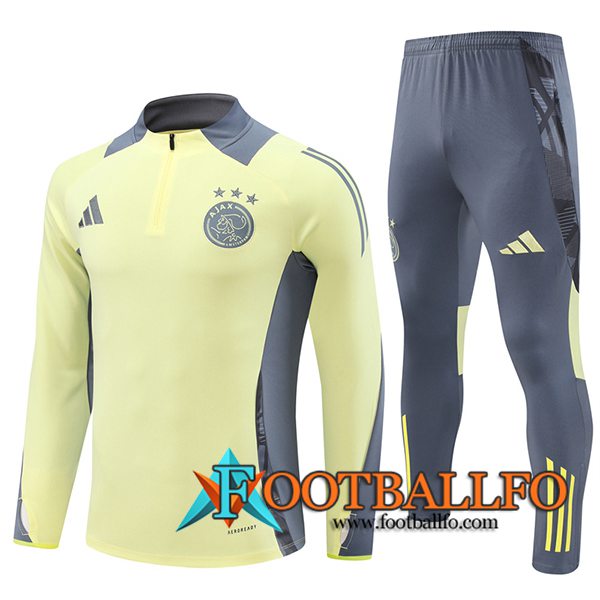 Chandal Equipos De Futbol Ajax Amarillo/Gris 2024/2025