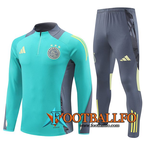 Chandal Equipos De Futbol Ajax Verde/Gris 2024/2025