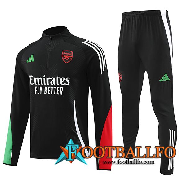 Chandal Equipos De Futbol Arsenal Negro/Verde/Rojo 2024/2025