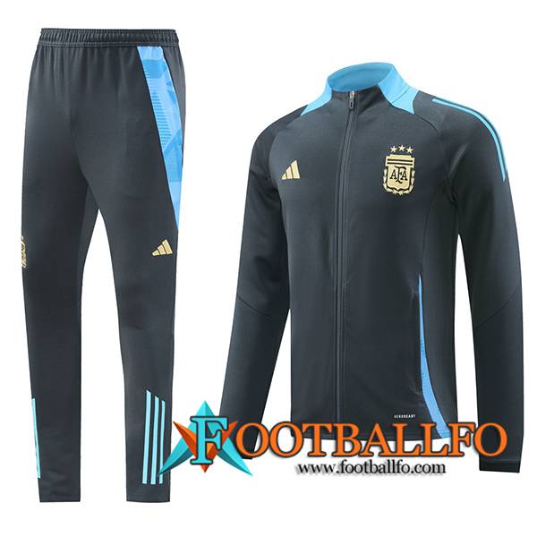 Chandal Equipos De Futbol Chaquetas Argentina Gris Oscuro 2024/2025