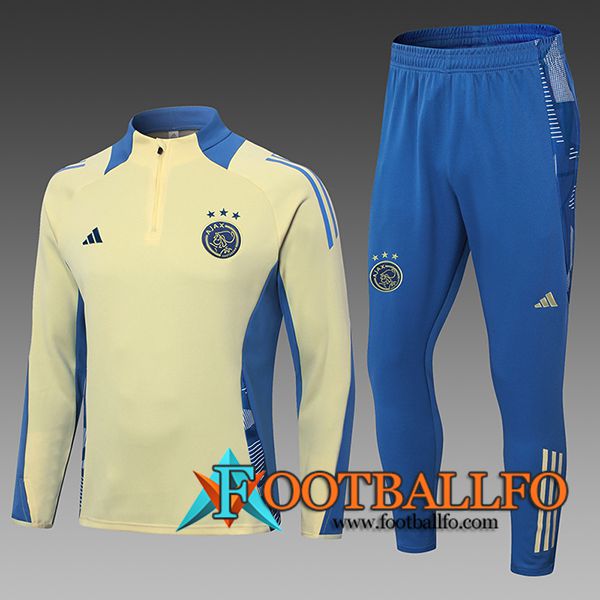 Chandal Equipos De Futbol Ajax Ninos Amarillo/Azul 2024/2025