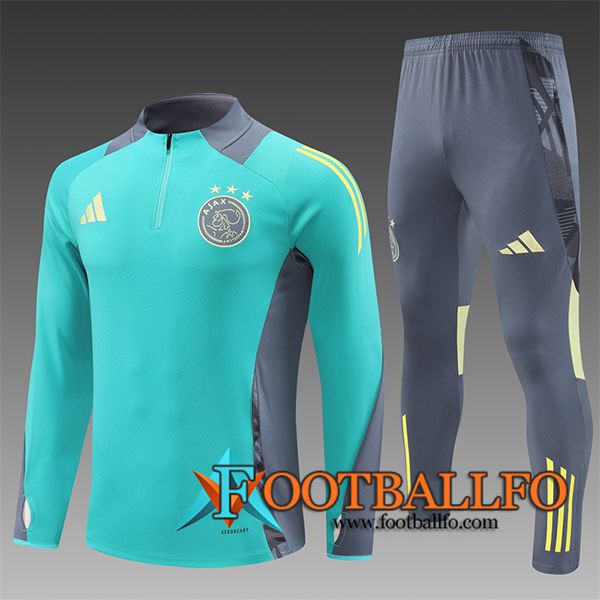 Chandal Equipos De Futbol Ajax Ninos Verde/Gris 2024/2025