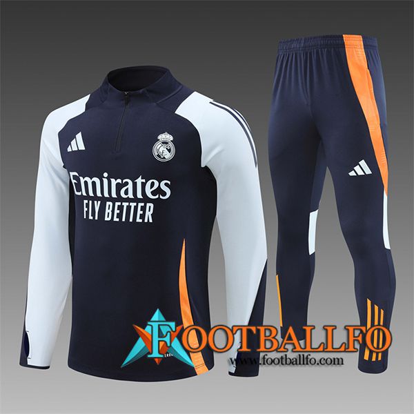 Chandal Equipos De Futbol Real Madrid Ninos Azul Oscuro 2024/2025