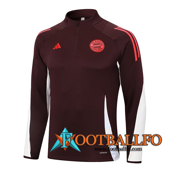 Sudadera De Entrenamiento Bayern Munich Violeta/Rojo 2024/2025