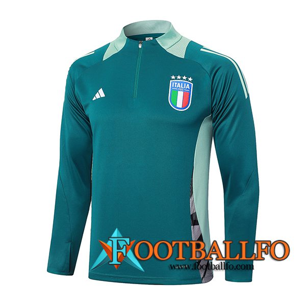 Sudadera De Entrenamiento Italia Verde 2024/2025