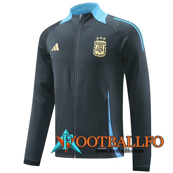 Chaquetas Futbol Argentina Gris Oscuro 2024/2025