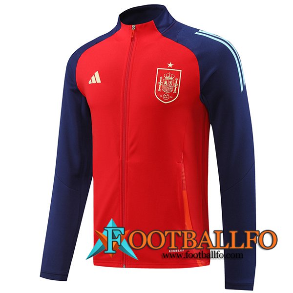 Chaquetas Futbol España Rojo/Violeta 2024/2025