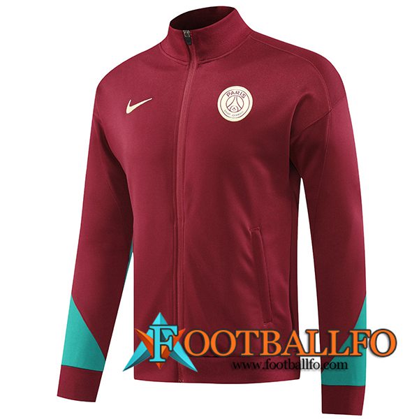 Chaquetas Futbol PSG Rojo/Verde 2024/2025