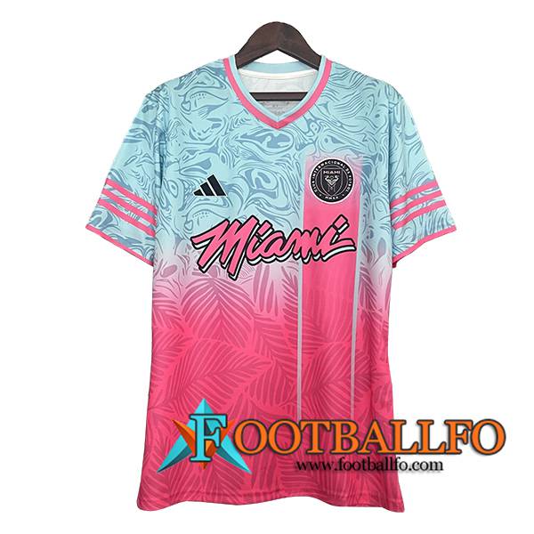 Camisetas De Futbol Inter Miami CF Special Edition Rosa/Azul 2024/2025