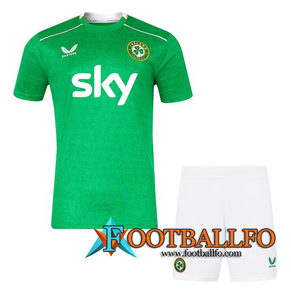 Nueva Camisetas De Futbol Irlanda Ninos Primera 2024/2025