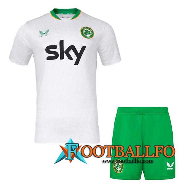 Nueva Camisetas De Futbol Irlanda Ninos Segunda 2024/2025