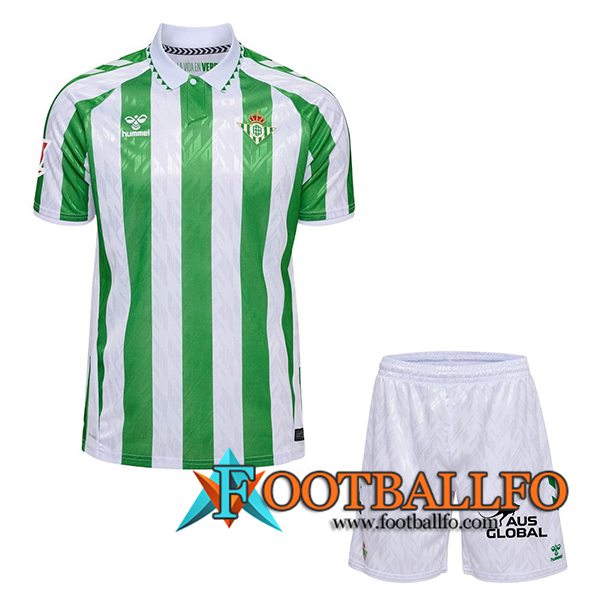 Nueva Camisetas De Futbol Real Betis Ninos Primera 2024/2025