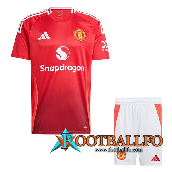 Nueva Camisetas De Futbol Manchester United Ninos Primera 2024/2025