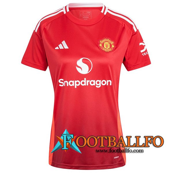 Camisetas De Futbol Manchester United Mujer Primera 2024/2025