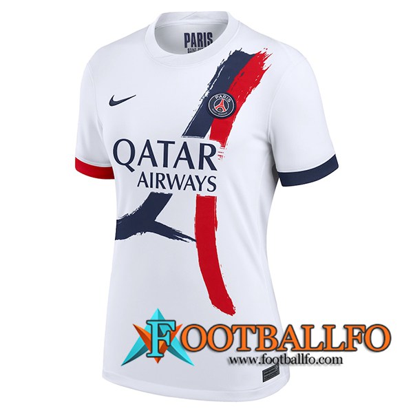 Camisetas De Futbol PSG Mujer Segunda 2024/2025