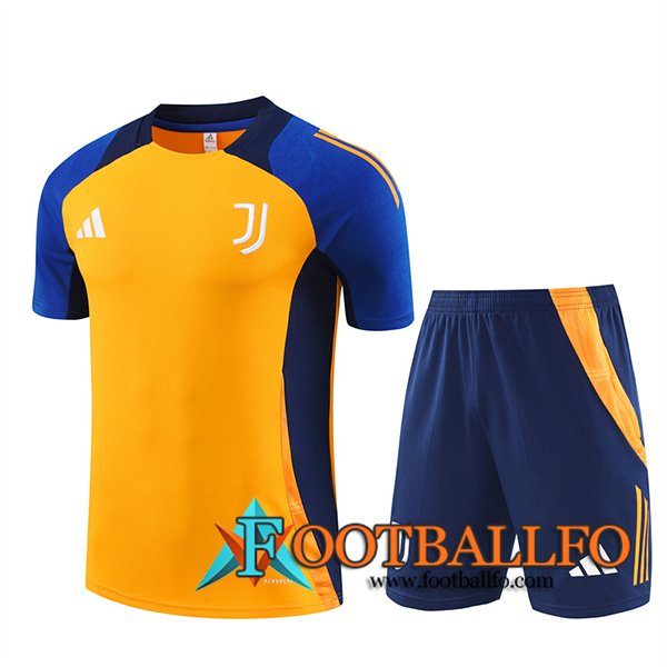 Camiseta Entrenamiento Juventus Naranja/Azul 2024/2025