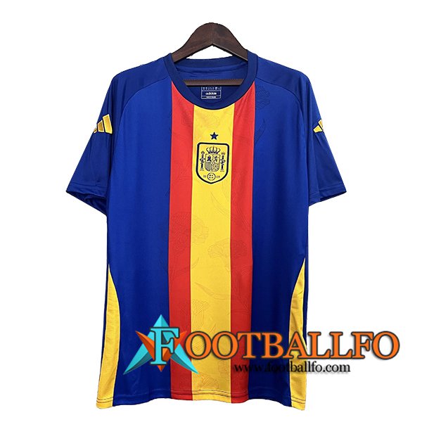 Camiseta Entrenamiento España Azul/Amarillo/Rojo 2024/2025