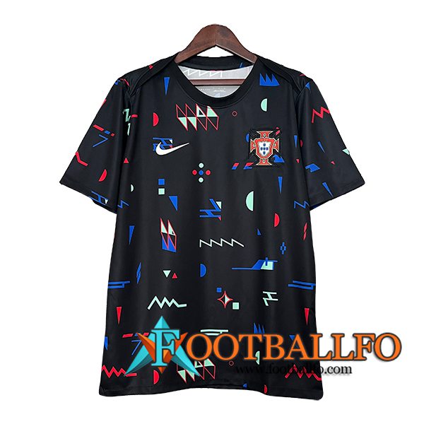 Camiseta Entrenamiento Portugal Negro 2024/2025 -04