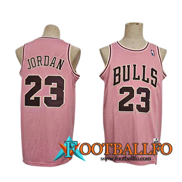 Camisetas Chicago Bulls (JORDAN #23) 2024/25 Rosa/Negro