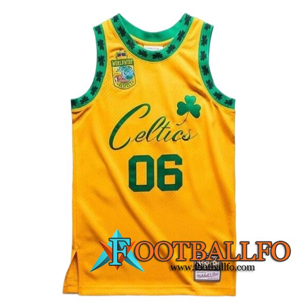 Camisetas Boston Celtics (BODEGA #06) 2024/25 Amarillo/Verde