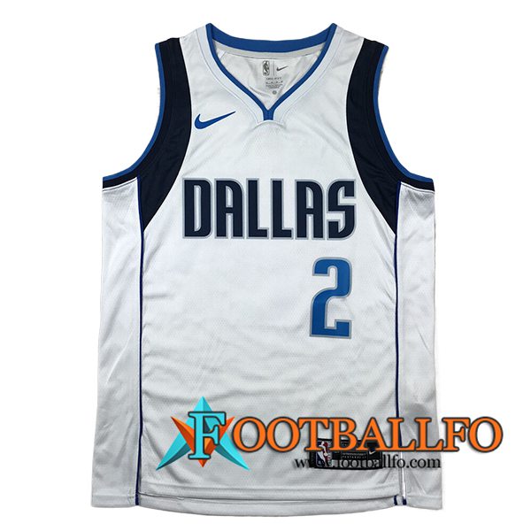 Camisetas Dallas Mavericks (LIVELY II #2) 2024/25 Blanco/Azul/Negro