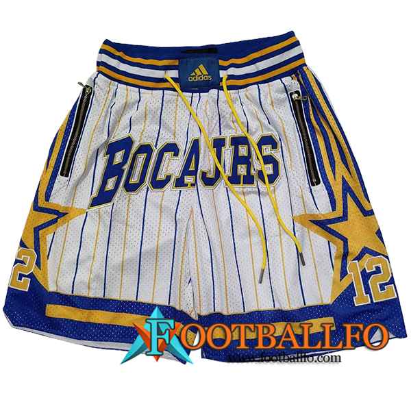 Cortos NBA Indiana Pacers 2024/25 Blanco/Amarillo/Azul