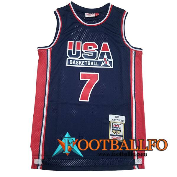 Camisetas USA (BIRD #7) 2024/25 Azul/Rojo