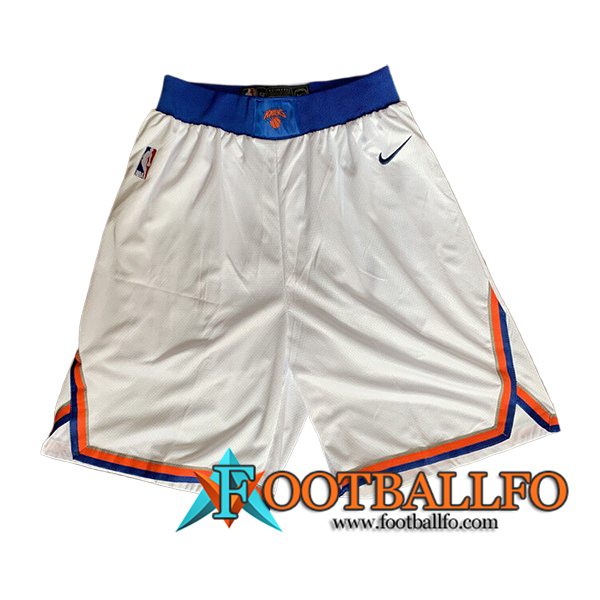 Cortos NBA New York Knicks 2024/25 Blanco