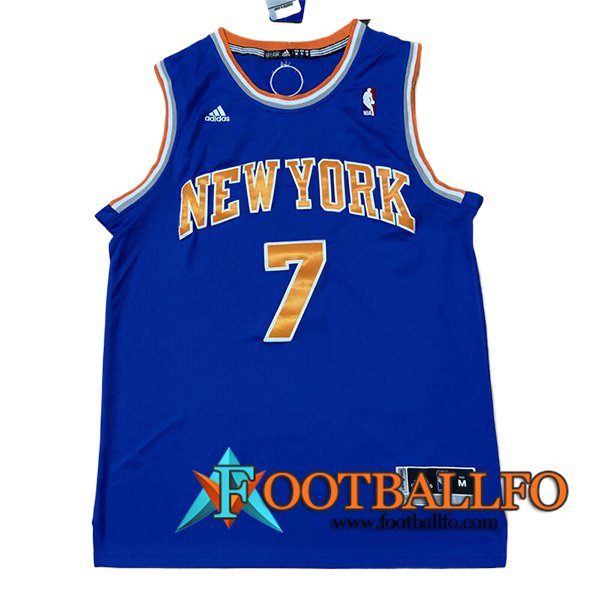 Camisetas New York Knicks (ANTHONY #7) 2024/25 Azul/Amarillo