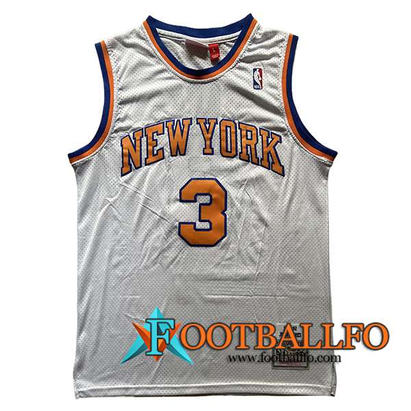 Camisetas New York Knicks (STARKS #3) 2024/25 Blanco/Naranja/Azul