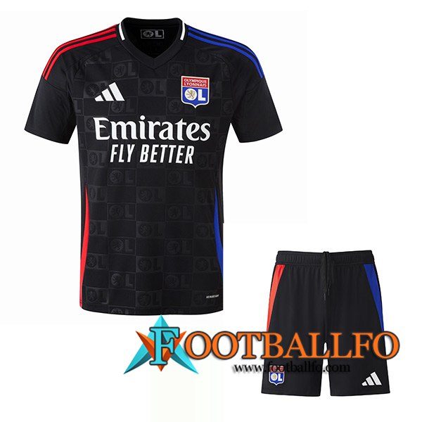 Camisetas Futbol lyon Segunda + Cortos 2024/2025