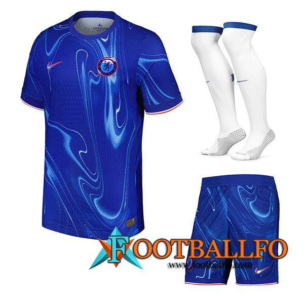 Camisetas Futbol FC Chelsea Primera (Cortos + Calcetines) 2024/2025