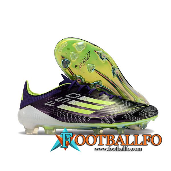 Adidas Botas De Fútbol F50 ELITE FG Negro/Verde