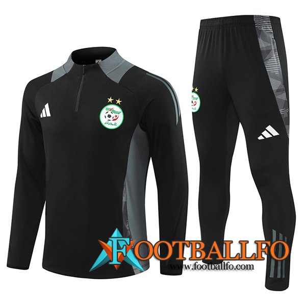 Chandal Equipos De Futbol Algeria Negro/Gris 2024/2025