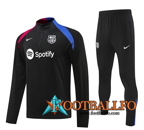 Chandal Equipos De Futbol FC Barcelona Negro/Azul/Rojo 2024/2025