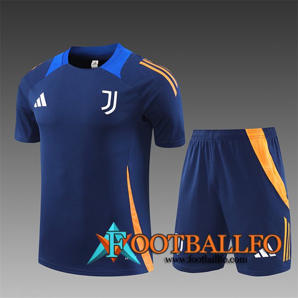 Camiseta Entrenamiento Juventus Ninos Azul/Naranja 2024/2025