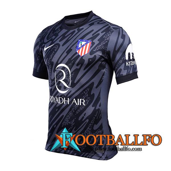 Camisetas De Futbol Atletico Madrid Portero Negro 2024/2025