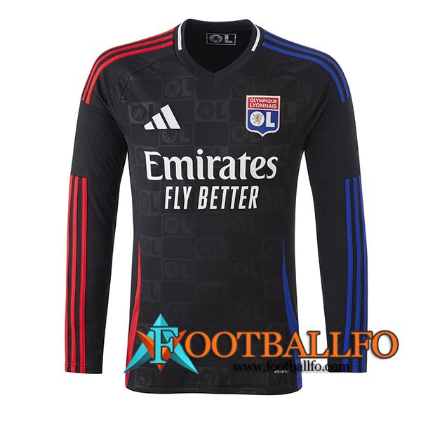 Nueva Camisetas De Futbol lyon Segunda Manga Largas 2024/2025