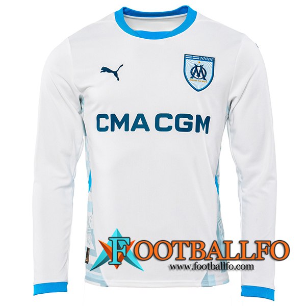 Nueva Camisetas De Futbol Marsella OM Primera Manga Largas 2024/2025