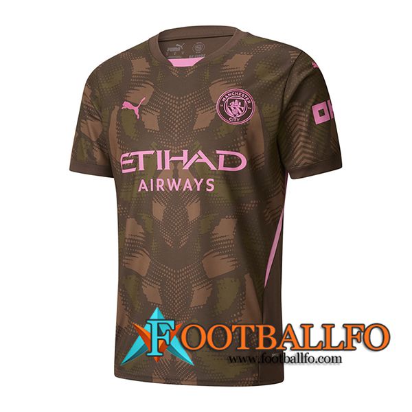 Camisetas De Futbol Manchester City Portero Marrón 2024/2025