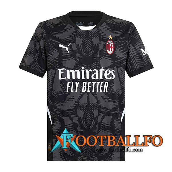 Camisetas De Futbol AC Milan Portero Negro 2024/2025