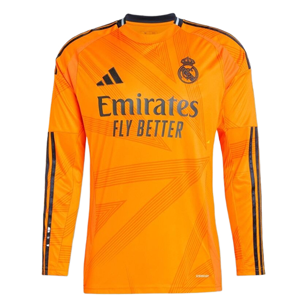 Nueva Camisetas De Futbol Real Madrid Segunda Manga Largas 2024/2025