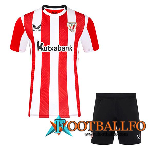 Nueva Camisetas De Futbol Athletic Bilbao Ninos Primera 2024/2025