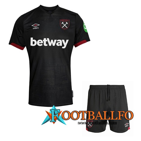 Nueva Camisetas De Futbol West Ham Ninos Segunda 2024/2025