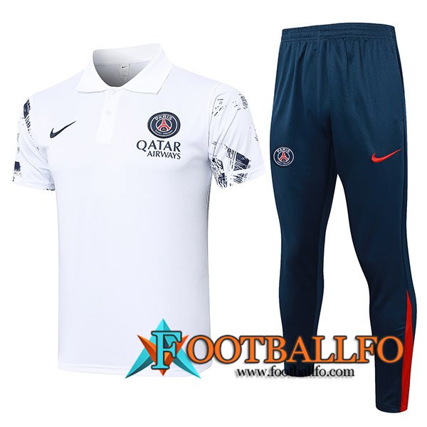 Camiseta Polo PSG Blanco 2024/2025