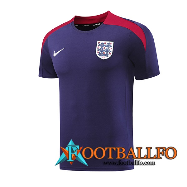 Camiseta Entrenamiento Inglaterra Violeta/Rojo 2024/2025