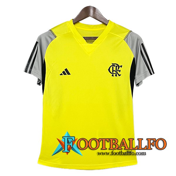 Camiseta Entrenamiento Flamengo Amarillo/Gris/Negro 2024/2025 -02