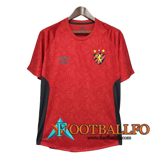 Camiseta Entrenamiento Sport Recife Rojo/Negro 2024/2025