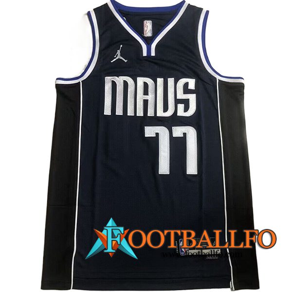 Camisetas Dallas Mavericks (DONCIC #77) 2024/25 Azul/Negro /Blanco